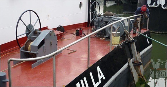 Scheepswerf-Matena-Papendrecht-Scheepsreparatierelingwerk Scheepswerf-Matena-Papendrecht-Scheepsreparatierelingwerk